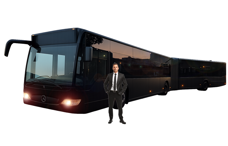 US Party School Bus Pink Beauty