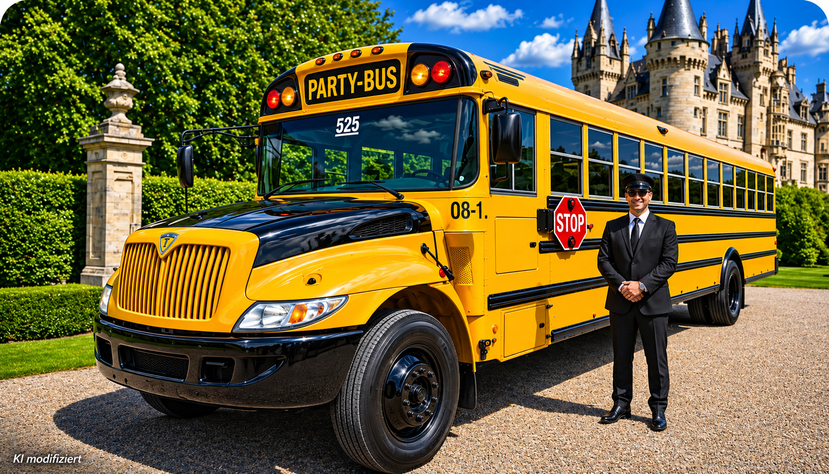 Bild: Ki-modifiziert US SCHOOL BUS - BIGFOOT -